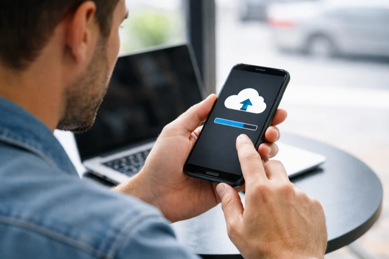 Upload über mobile Endgeräte