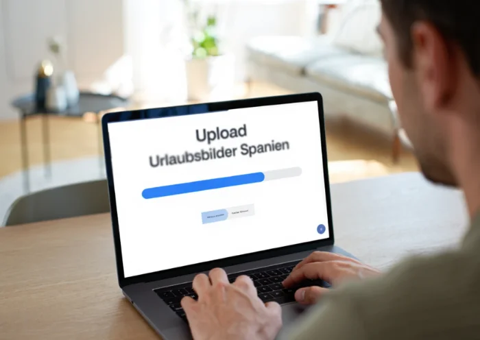 Upload Urlaubsbilder in die Cloud